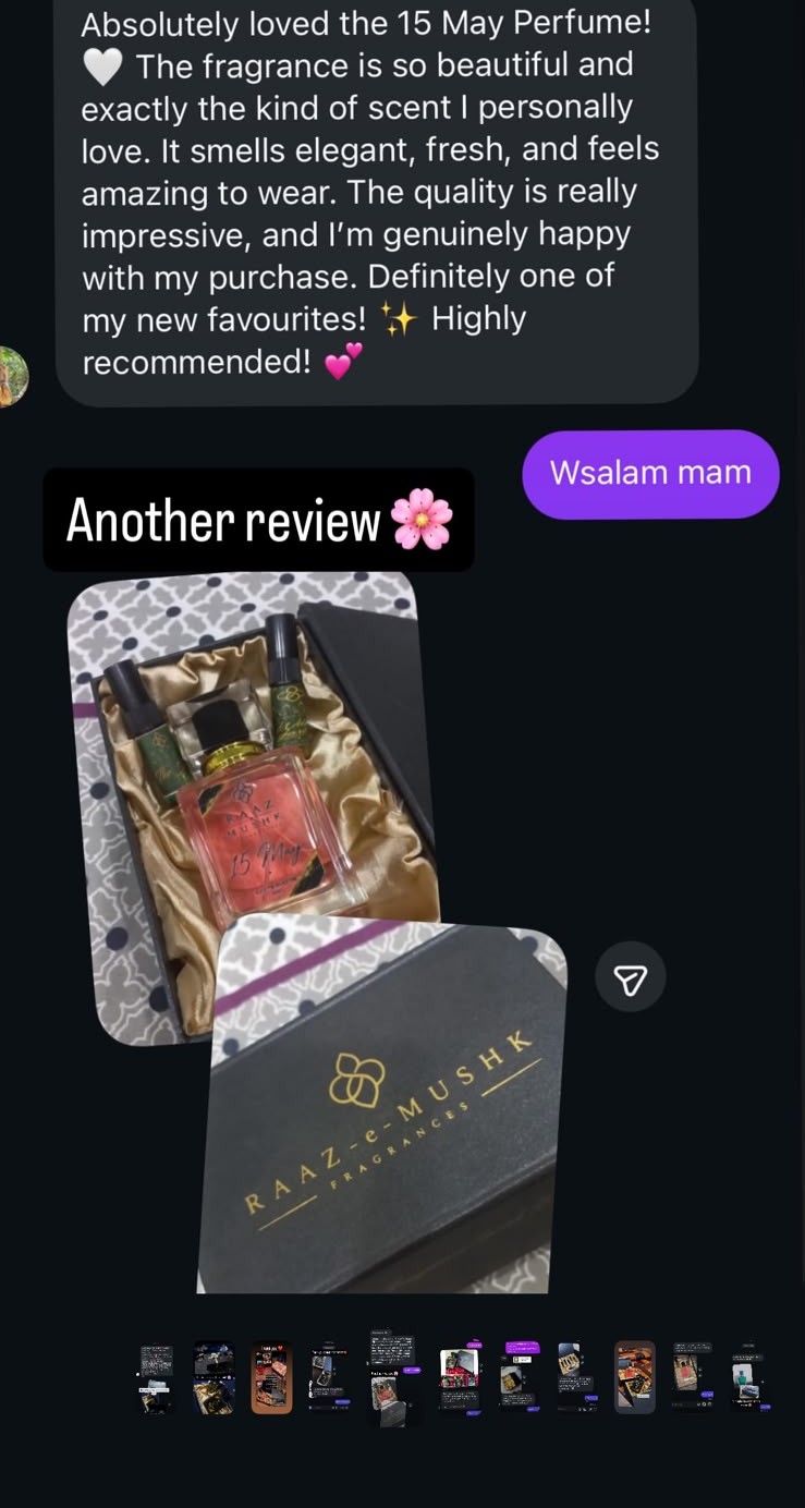Customer review of May-15