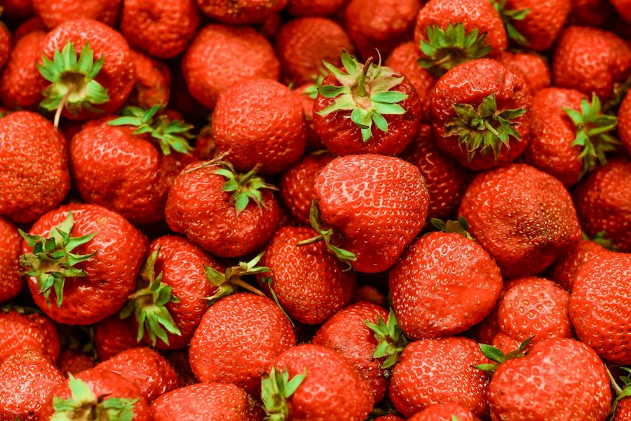 Fresh red berries